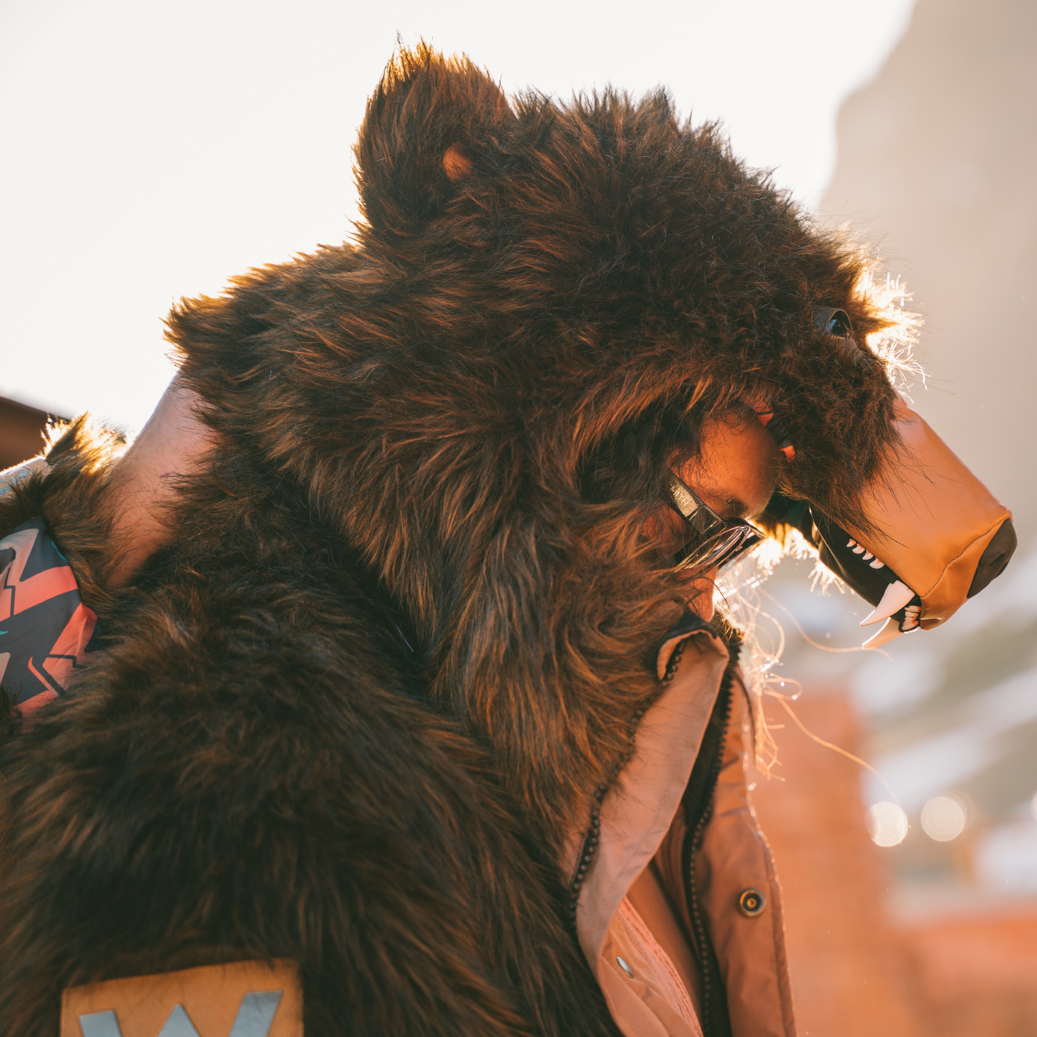 Classic Grizzly Bear Coat
