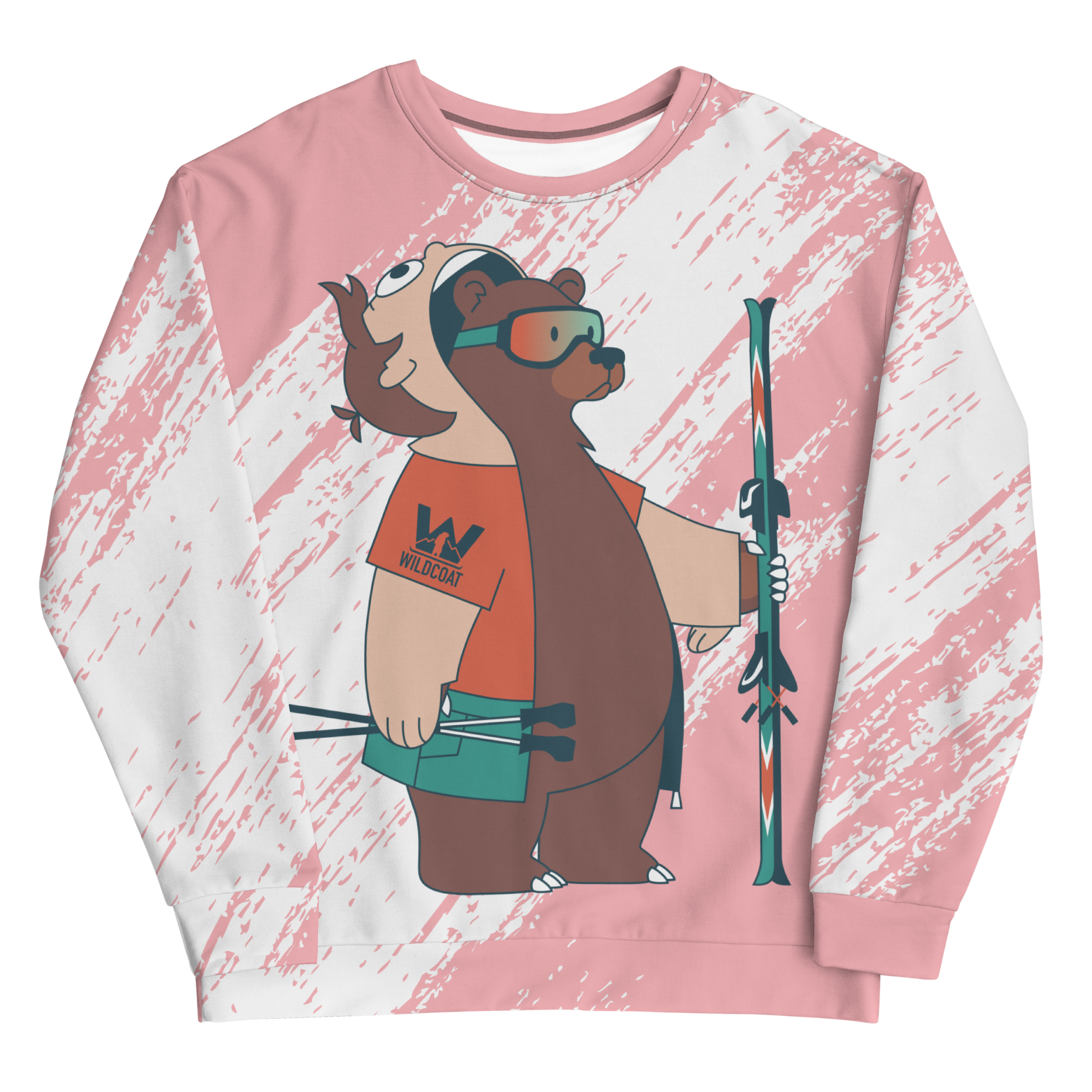 Pink Teddy Unisex Sweatshirt