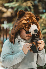 Grizzly Bearaclava with collar extender