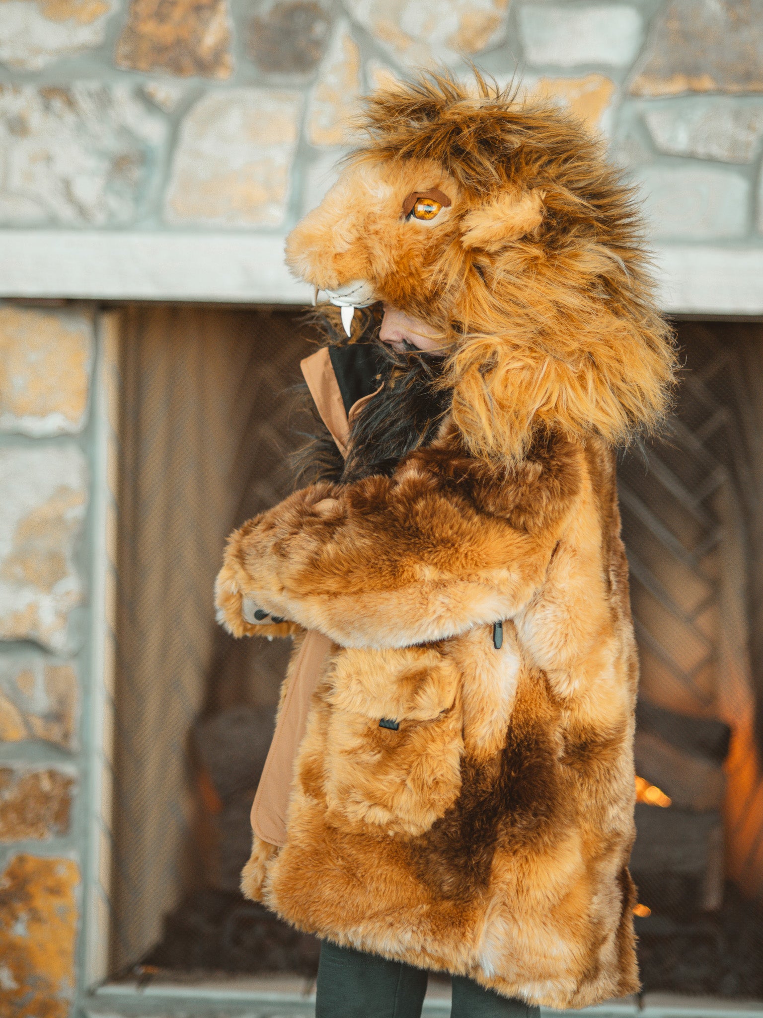 KIDS' LION COAT