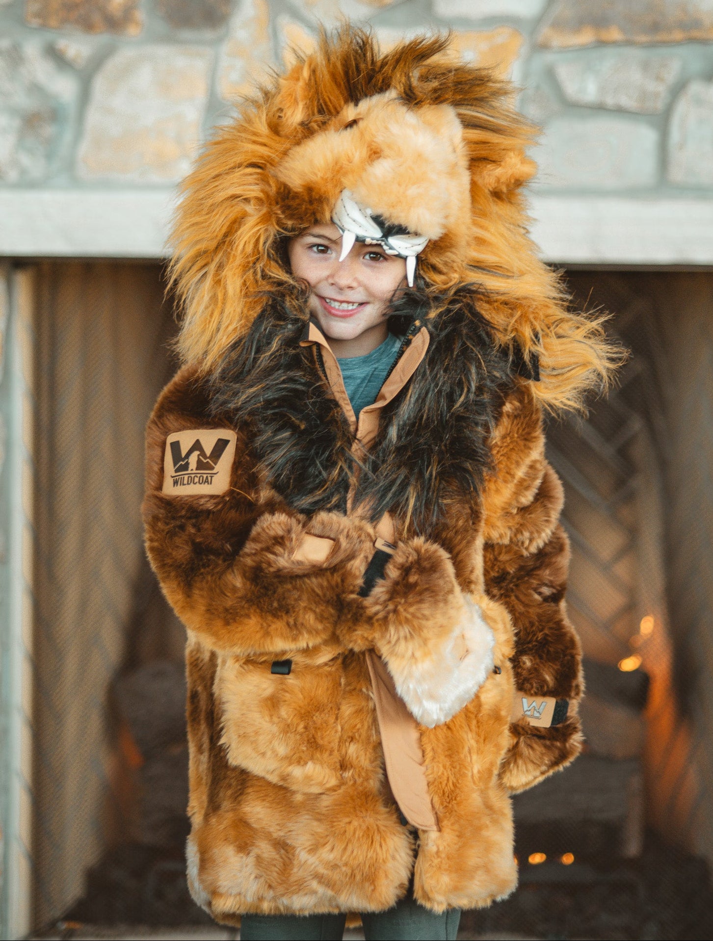 KIDS' LION COAT