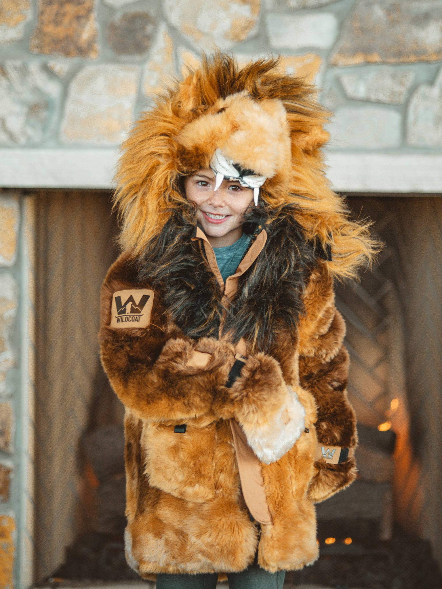 KIDS' LION COAT