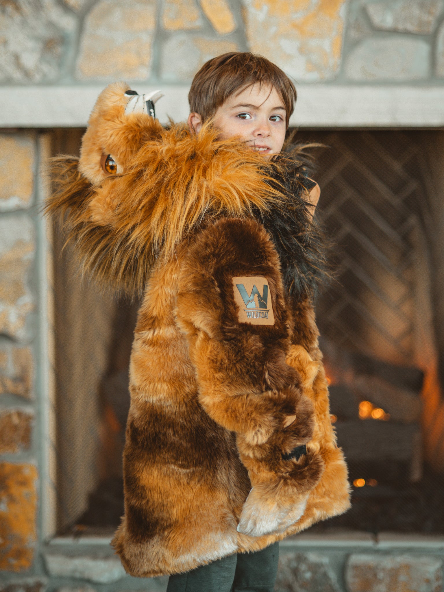 KIDS' LION COAT