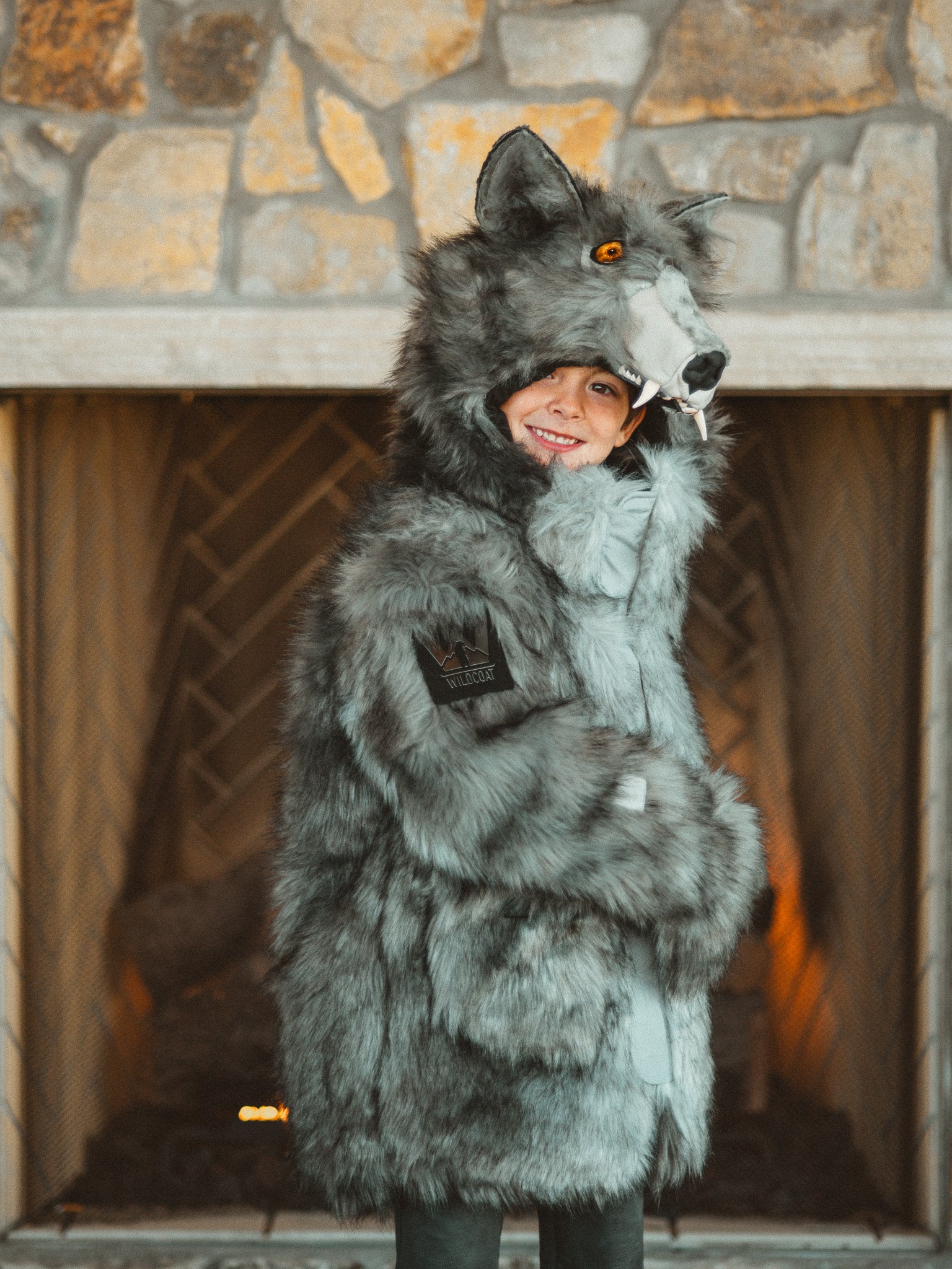 KIDS' TIMBER WOLF COAT