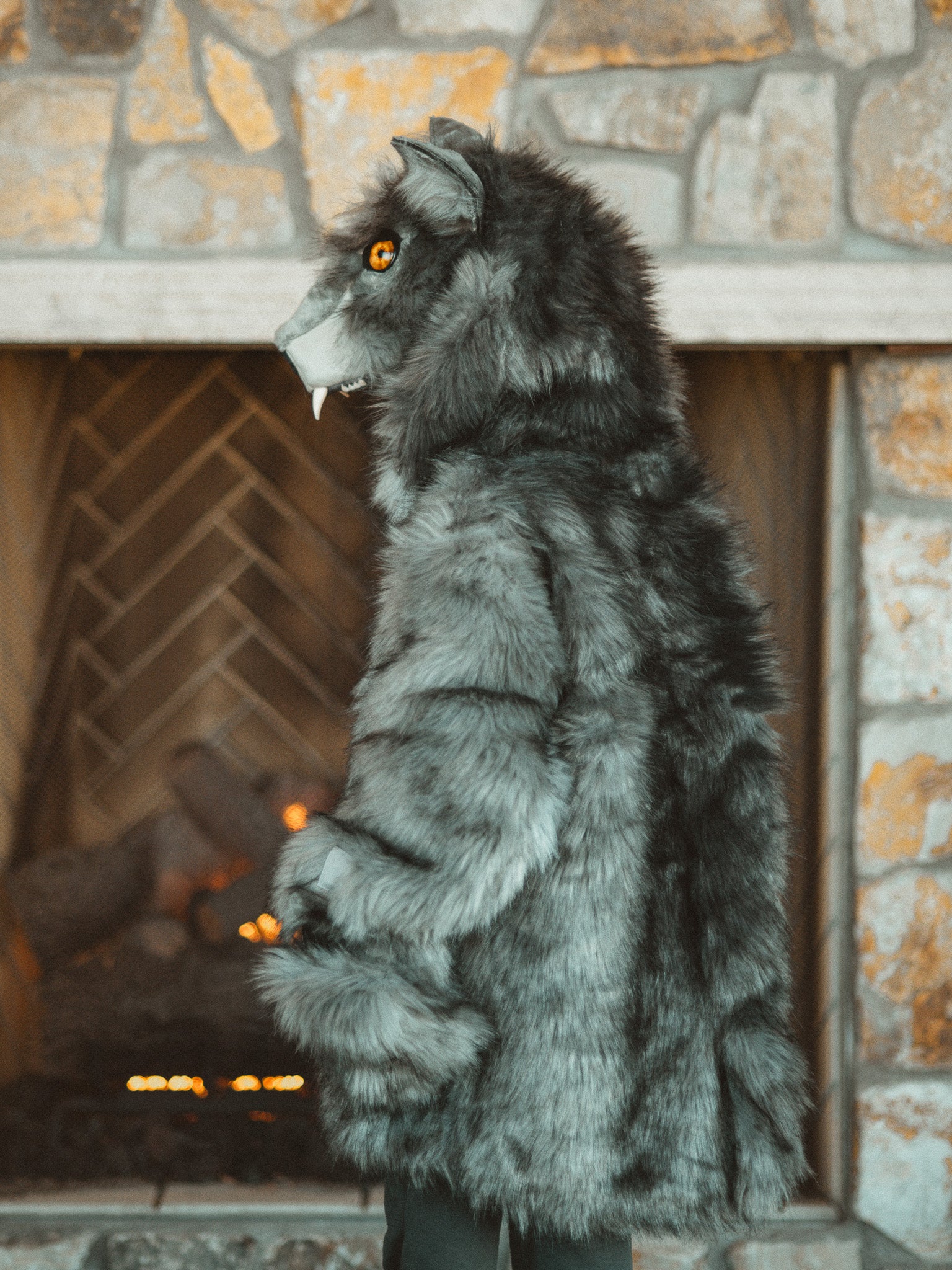 KIDS' TIMBER WOLF COAT