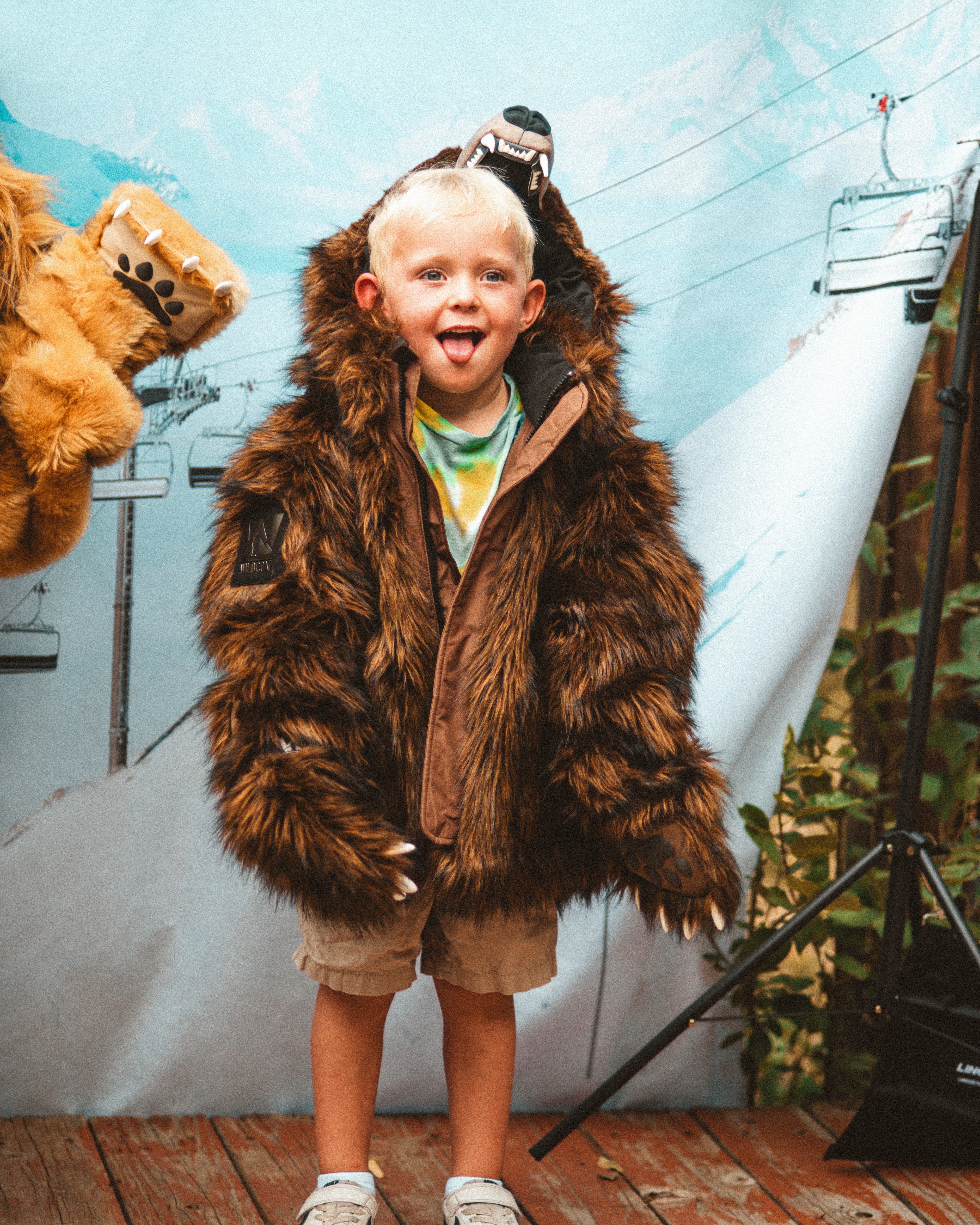 KIDS' GRIZZLY BEAR COAT