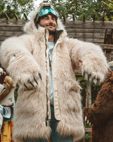 Wildcoat Polar Bear Parka v6, shown with claws out