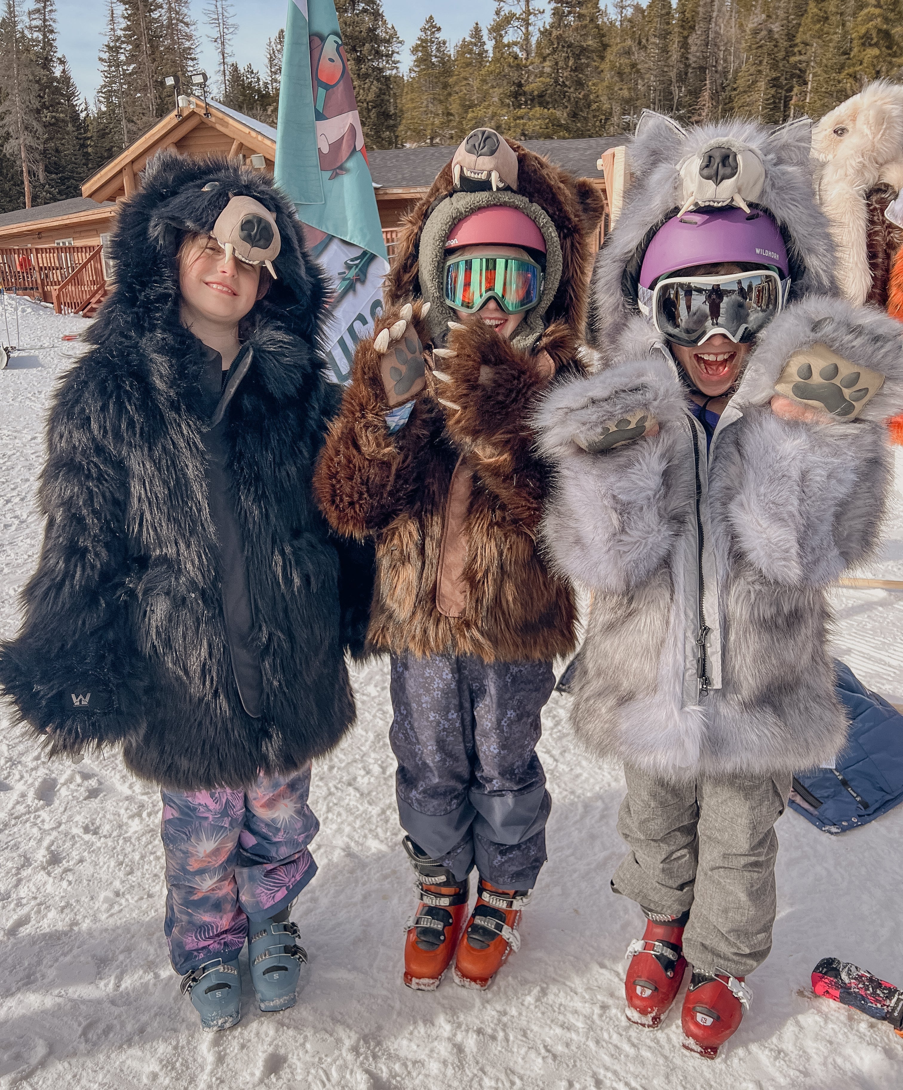 KIDS' TIMBER WOLF COAT