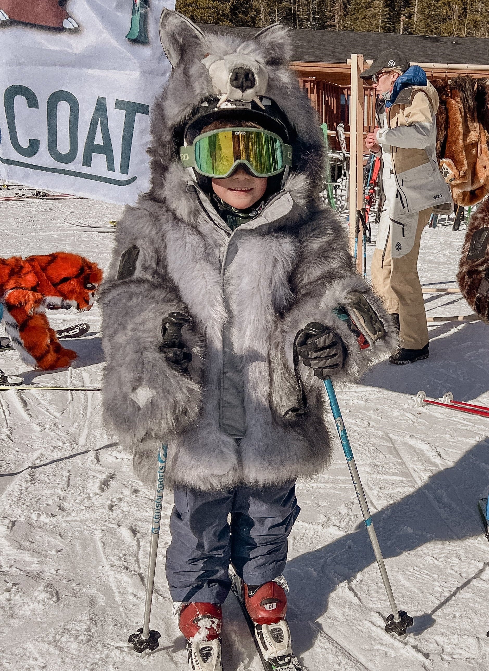 KIDS' TIMBER WOLF COAT