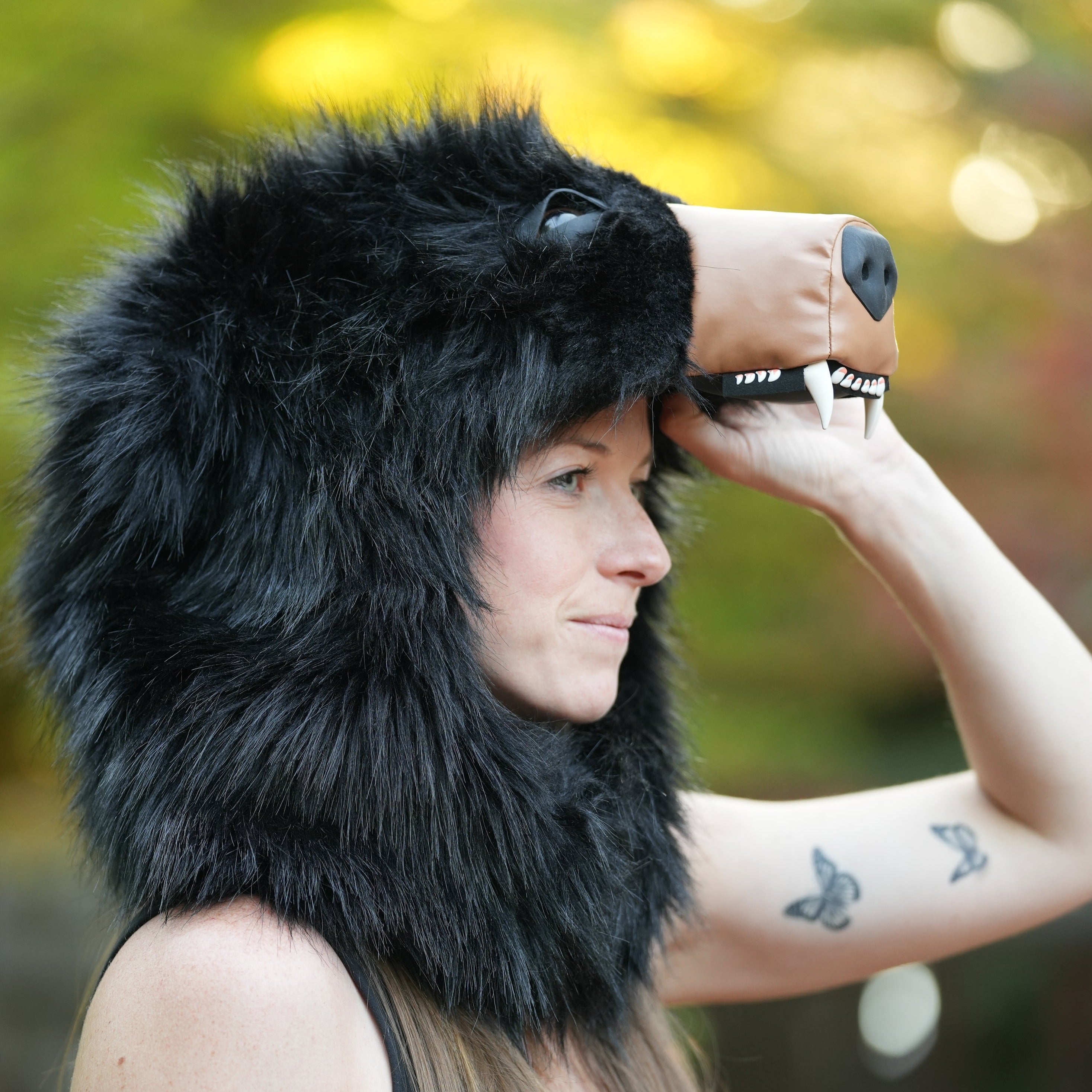 Classic Black Bearaclava Hood