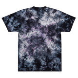 T-shirt oversize tie-dye brodé