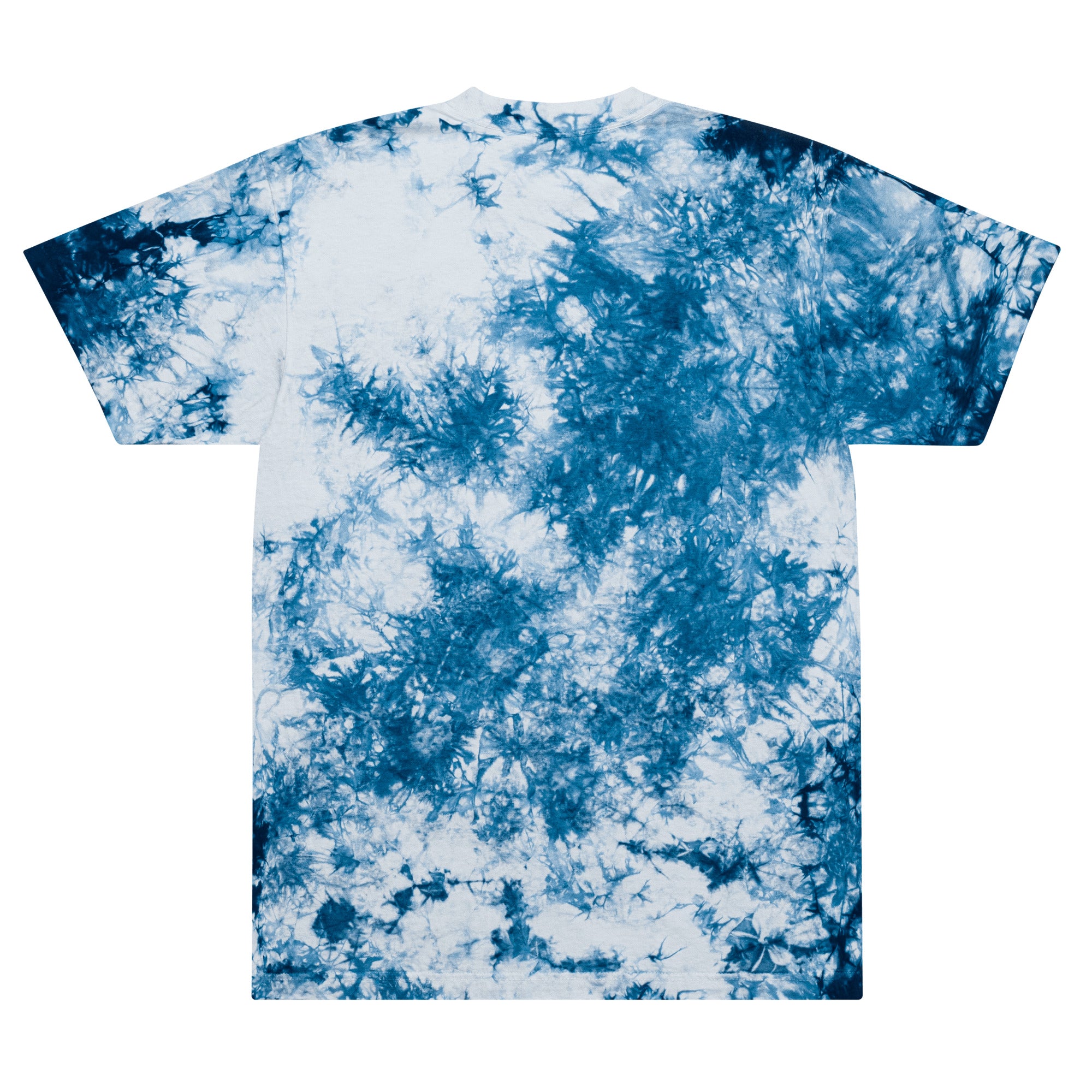 Embroidered Oversized Tie-dye T-shirt